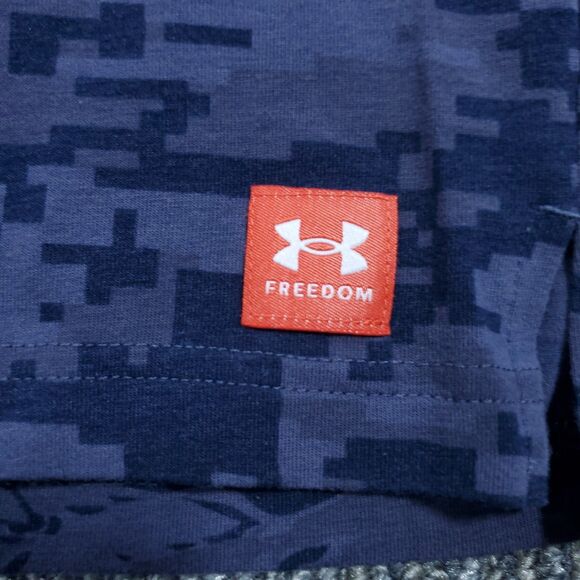 Men's XL Project Rock Veterans Day Show Camo T-Shirt Training Gym Workout Tee - Picture 5 of 10